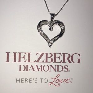 Diamond heart necklace